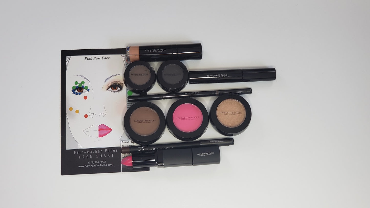 PINK POW Face Kits (your choice:Bright or Brighter lips)