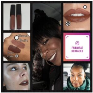 Rum Cake & Brown Bette (liquid velvet lipstick) Duo